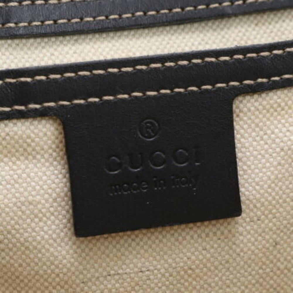 Gucci GG Supreme leather business bag briefcase tote Navy Blue - Picture 8 of 9